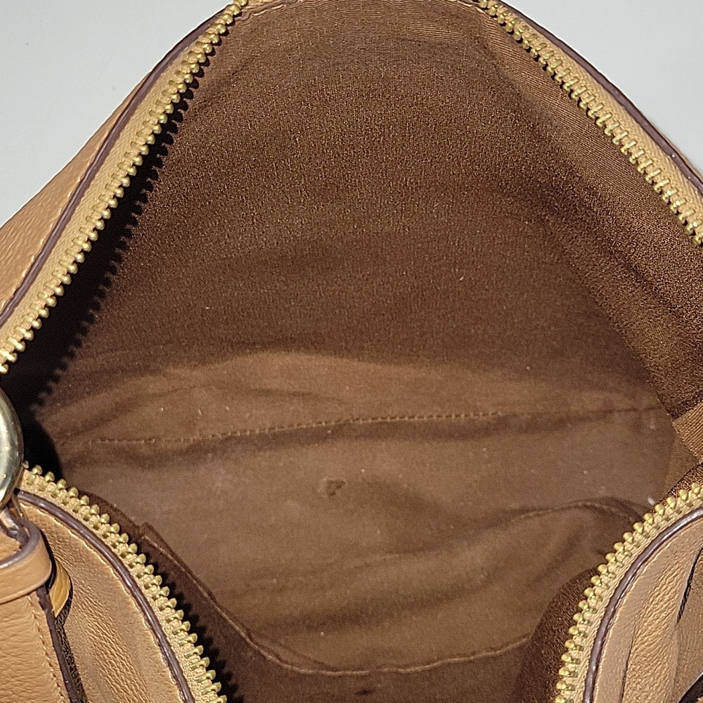 Coach Ellie File Tan Pebble Leather Crossbody Shoulder Bag C1648 - Picture 12 of 16